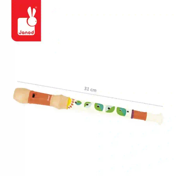 Drewniany flet - instrument muzyczny dla dzieci Gioia, 3 lata+, Janod