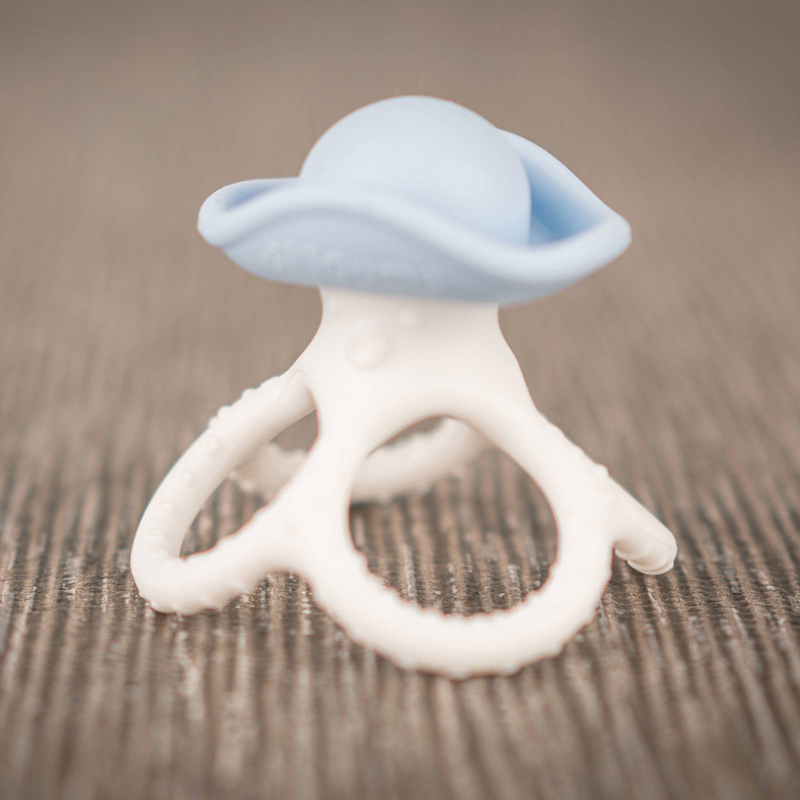 Bezpieczny silikonowy gryzak Ośmiorniczka Niebieski Giligums