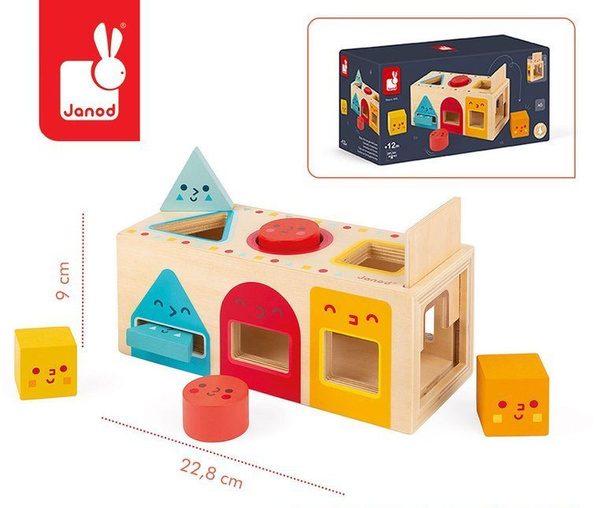 Sorter figur geometrycznych, Janod