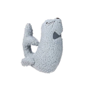 Dziergana przytulanka z grzechotką i szeleszczącą folią More Magic Foka, Lassig