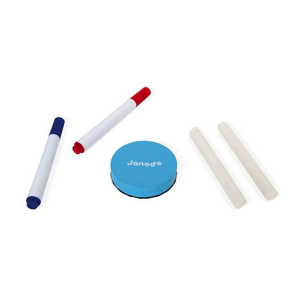 Tablica z magnesami w walizce 4 w 1, Janod