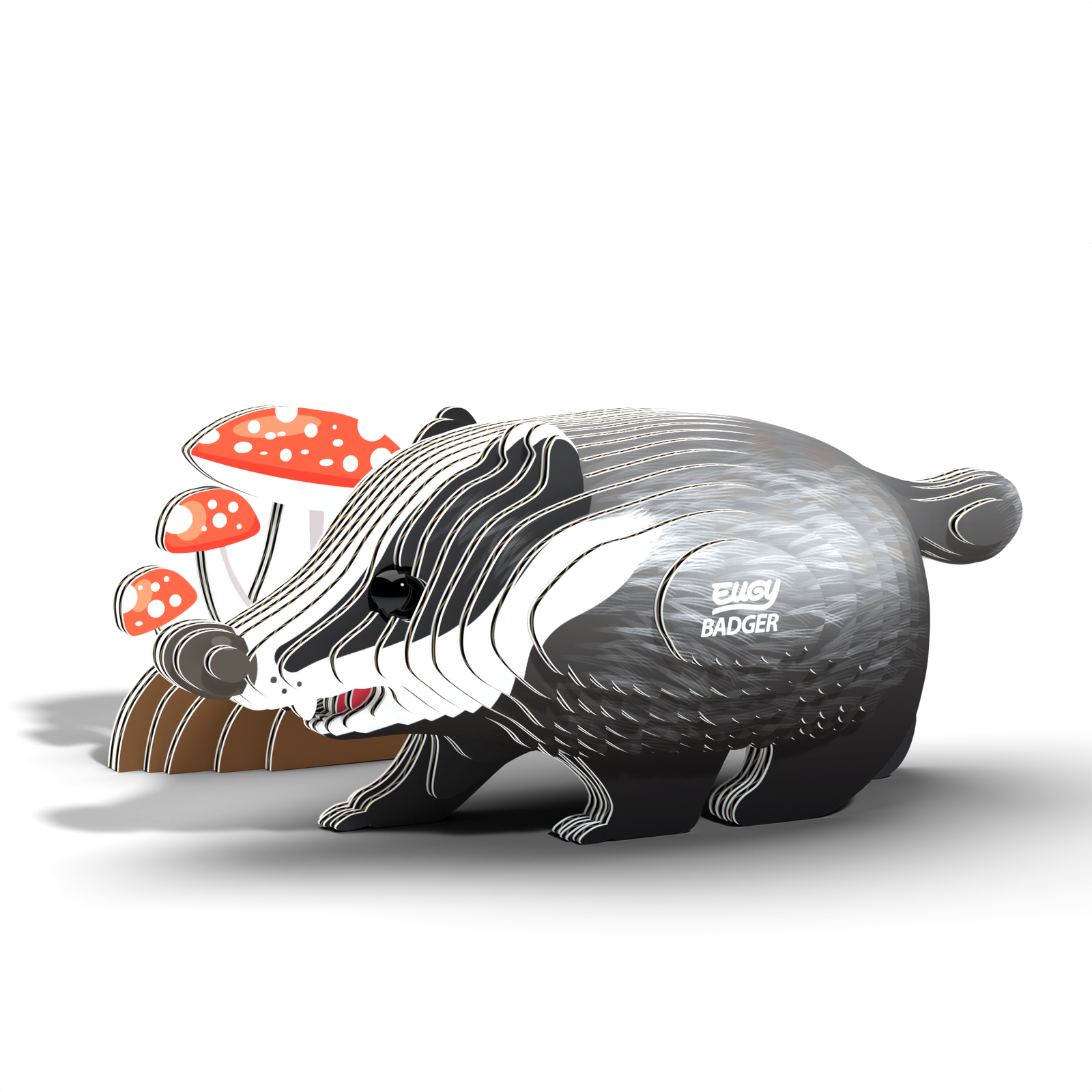 Puzzle 3D Borsuk Eugy rozwój motoryki i edukacja dla dzieci