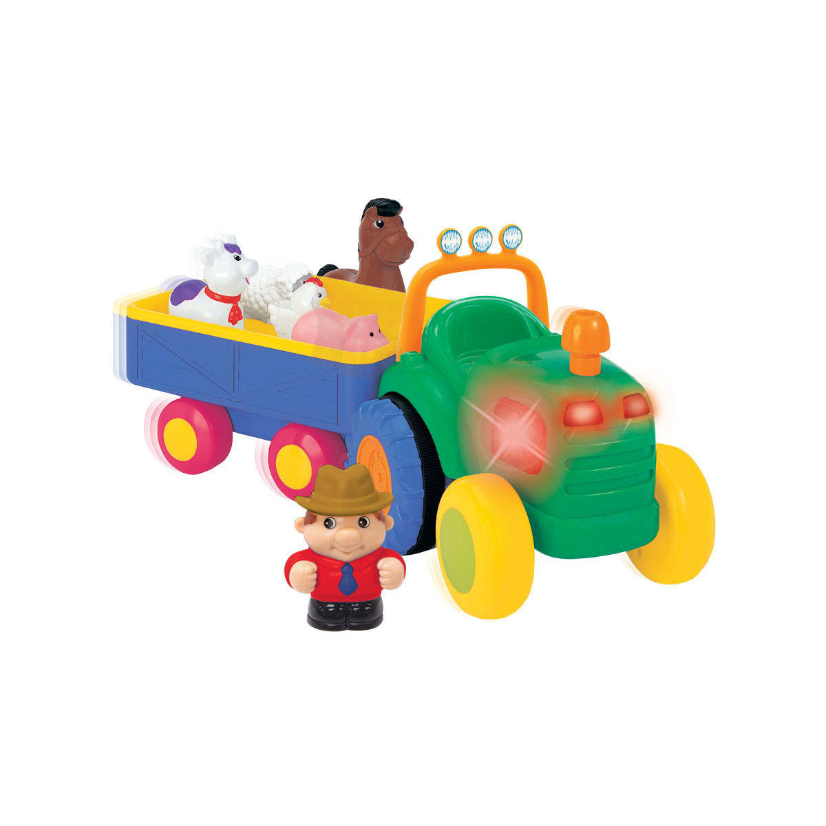 Traktor Farmer Dumel Discovery edukacyjny sorter zwierzątka