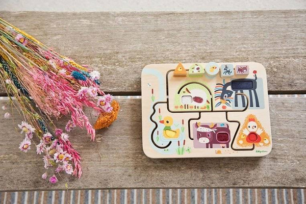 Drewniany labirynt sensoryczny Farma, Lilliputiens