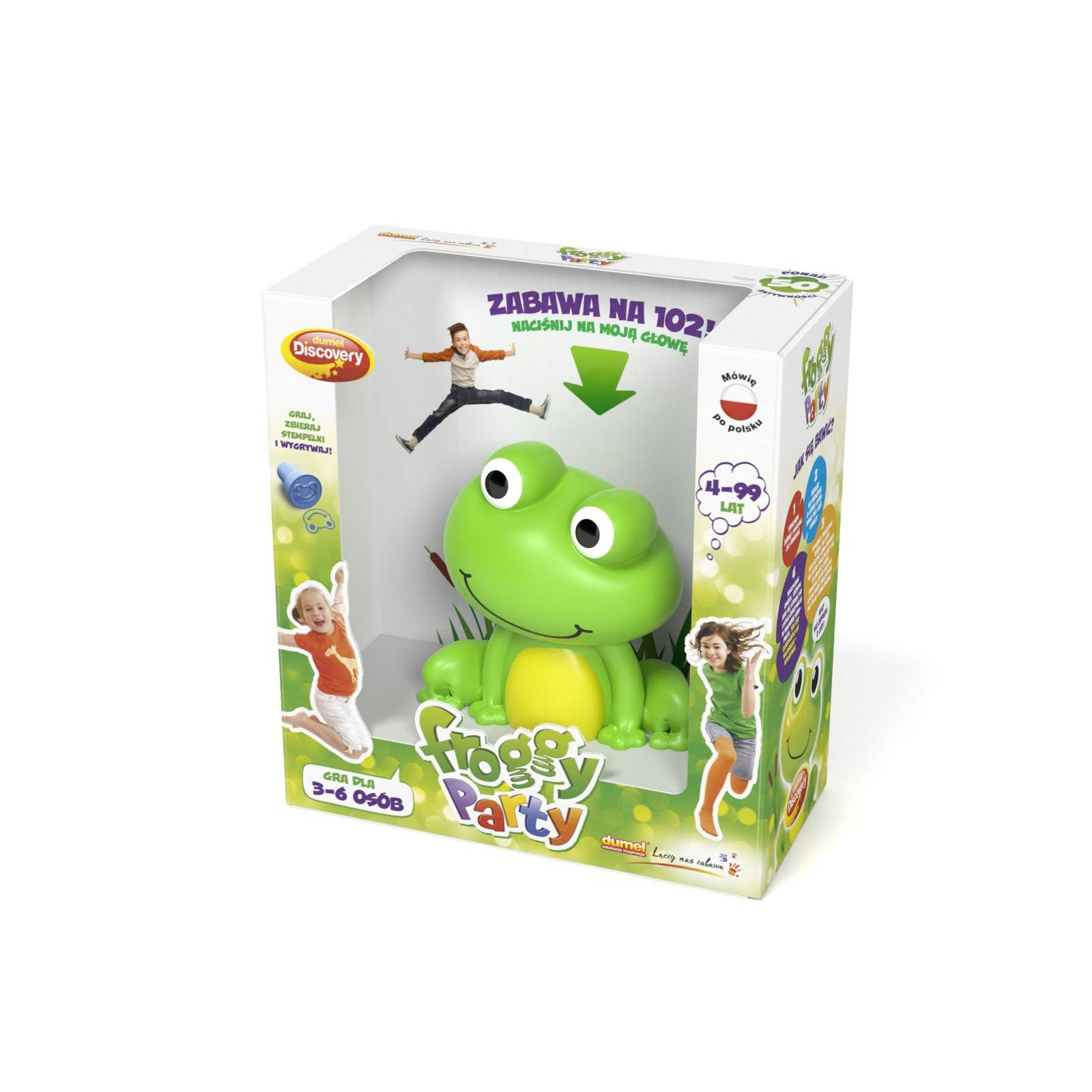 Gra Froggy Party Dumel Discovery – rozwój motoryki i edukacja