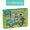 Mudpuppy Puzzle konturowe Van podróżniczy 75 elementów 5+