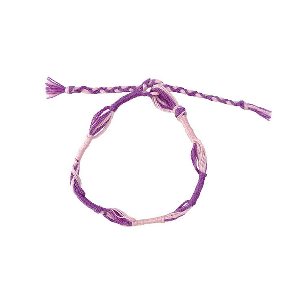 Zestaw kreatywny do tworzenia biżuterii Tęczowe bransoletki 30 szt. 8+, Janod