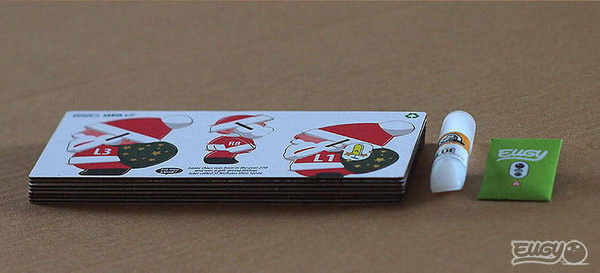 Układanka 3D Świety Mikołaj, Eugy