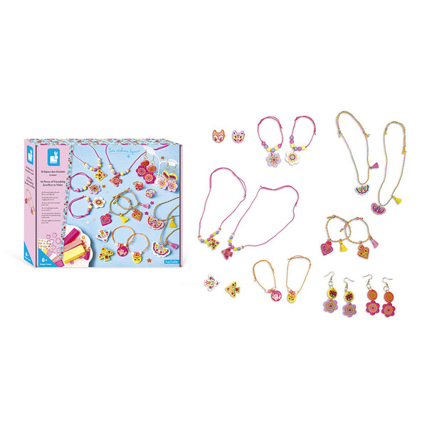 Zestaw kreatywny do tworzenia biżuterii dla przyjaciółek Klejnoty przyjaźni, dla dzieci, 8+, Janod
