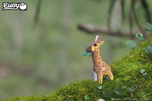 Układanka Puzzle 3D Żyrafa - zestaw kreatywny dla dzieci 6+, Eugy