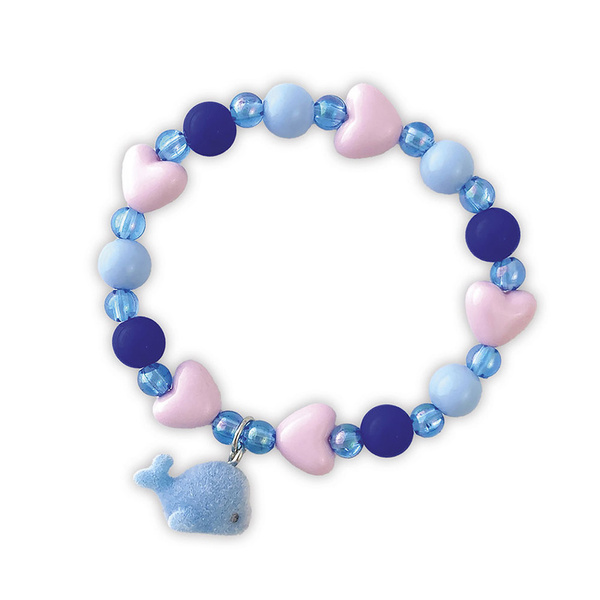 Zestaw kreatywny do tworzenia biżuterii z zawieszkami Małe zwierzątka, dla dzieci, 6+, Janod