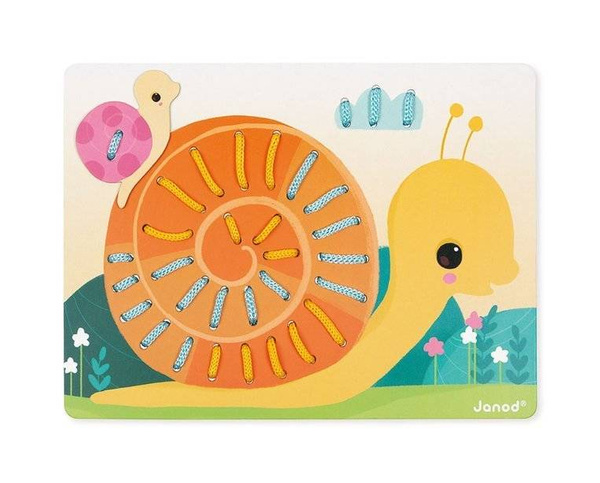 Zabawka manipulacyjna – przeplatanka Zwierzątka, Janod