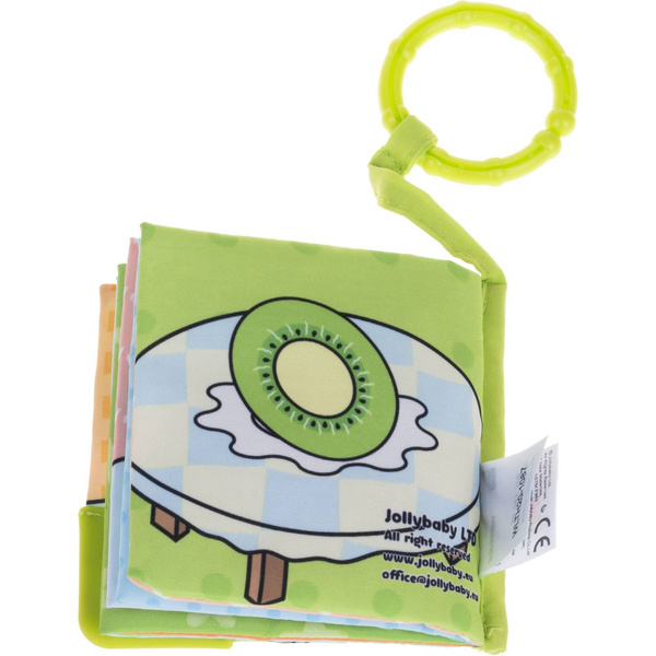 Książeczki Gryzaki 4W1 - zabawki edukacyjne dla dzieci 0 m+, Jolly Baby