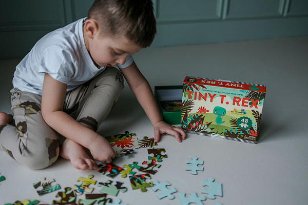 Puzzle - układanka Tiny T.rex 48 elementów, dla dzieci, 3 lata+, Mudpuppy