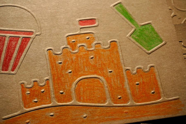 Wypukła kolorowanka dotykowa Przygoda, brązowa - eko, Robot Manufacture