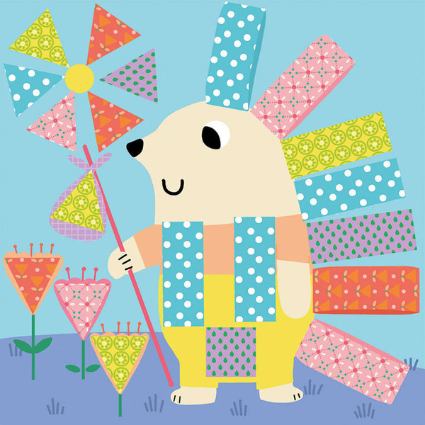 Zestaw kreatywny Wycinanki przyklejanki My arts & crafts 4+, Janod