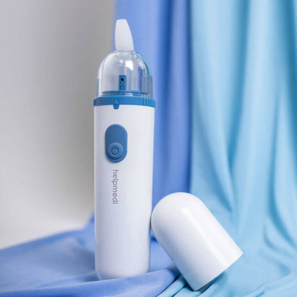 Zestaw Electrino Secure+: Elektryczny aspirator kataru HelpMedi Electrino oraz sól fizjologiczna Katarek Secure+