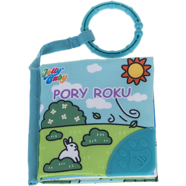 Książeczki Gryzaki 4W1 - zabawki edukacyjne dla dzieci 0 m+, Jolly Baby