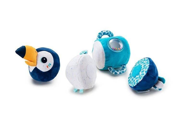 Wałek dźwiękowy 4-elementowy Tukan Pablo 6 m+, Lilliputiens