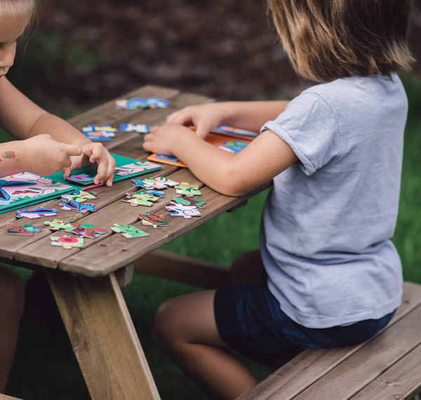 Puzzle magnetyczne 2w1 Środki transportu 20 elementów 4+, Mudpuppy