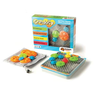 Kolorowa łamigłówka Crankity Fat Brain Toys - zabawka edukacyjna