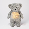 Moonie, Szumiący miś organic z lampką LED, kolor: Mineral Grey