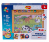 Puzzle edukacyjne dla dzieci - Dźwięki wokół nas, Wieś, 3 lata+, Dumel