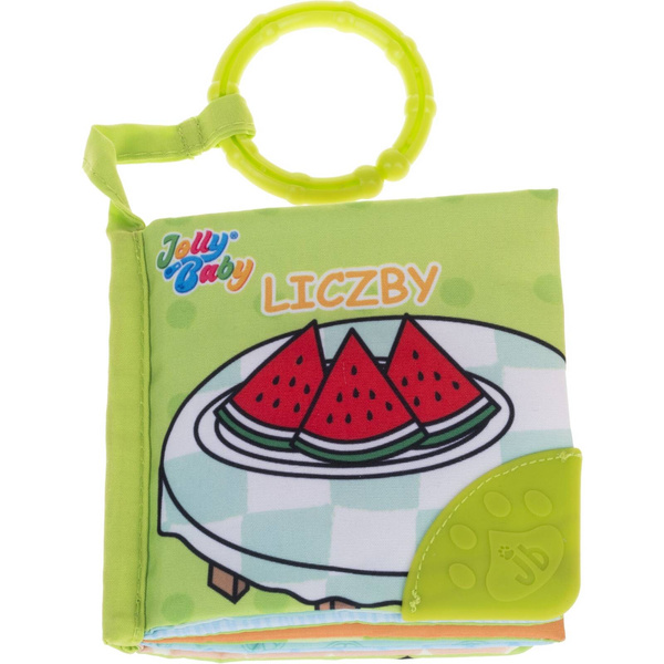 Książeczki Gryzaki 4W1 - zabawki edukacyjne dla dzieci 0 m+, Jolly Baby