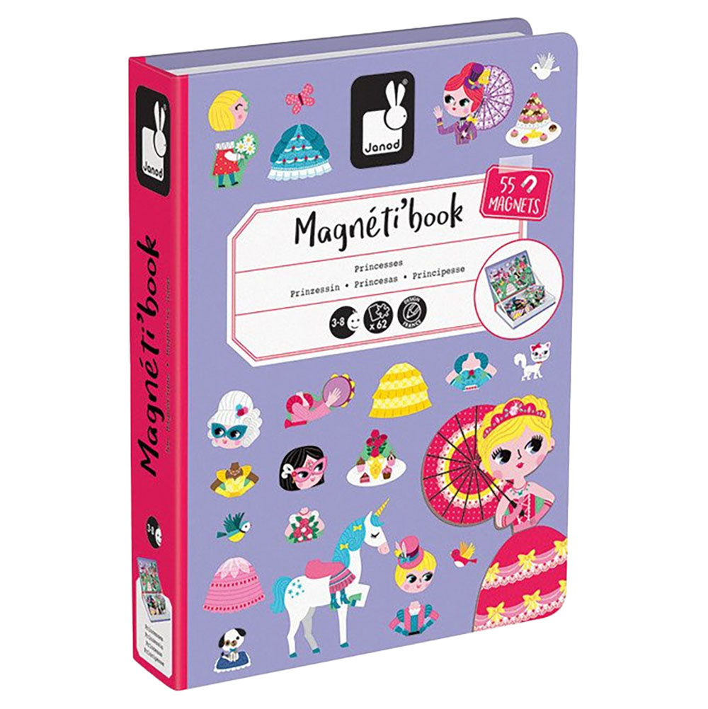 Magnetyczna układanka Księżniczki Janod - zabawka magnetyczna dla dzieci