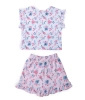 Sinsay Komplet dziewczęcy w kwiaty, 2-częściowy: szorty i koszulka