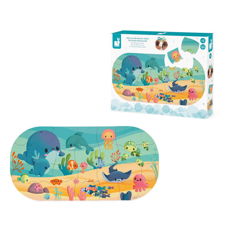 Puzzle do kąpieli Ocean Janod – puzzle do kąpieli dla dzieci