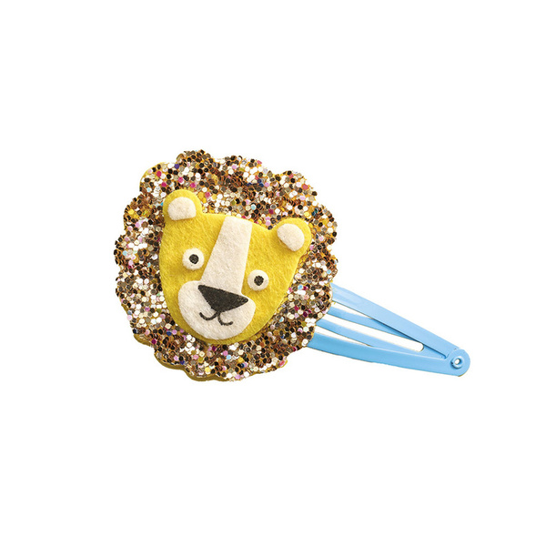 Zestaw kreatywny do tworzenia biżuterii Brokatowe spinki Egzotyczne zwierzęta 5+, Janod