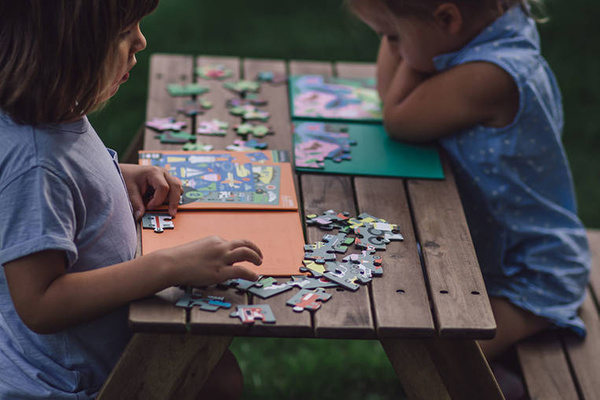 Puzzle magnetyczne 2w1 Środki transportu 20 elementów 4+, Mudpuppy