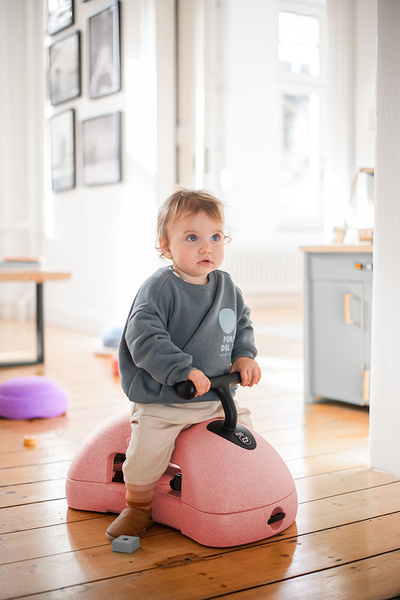 Scoot and Ride My First 3w1 pchacz, jeździk i deska na kółkach dla dzieci 6 m+, kolor: Rose