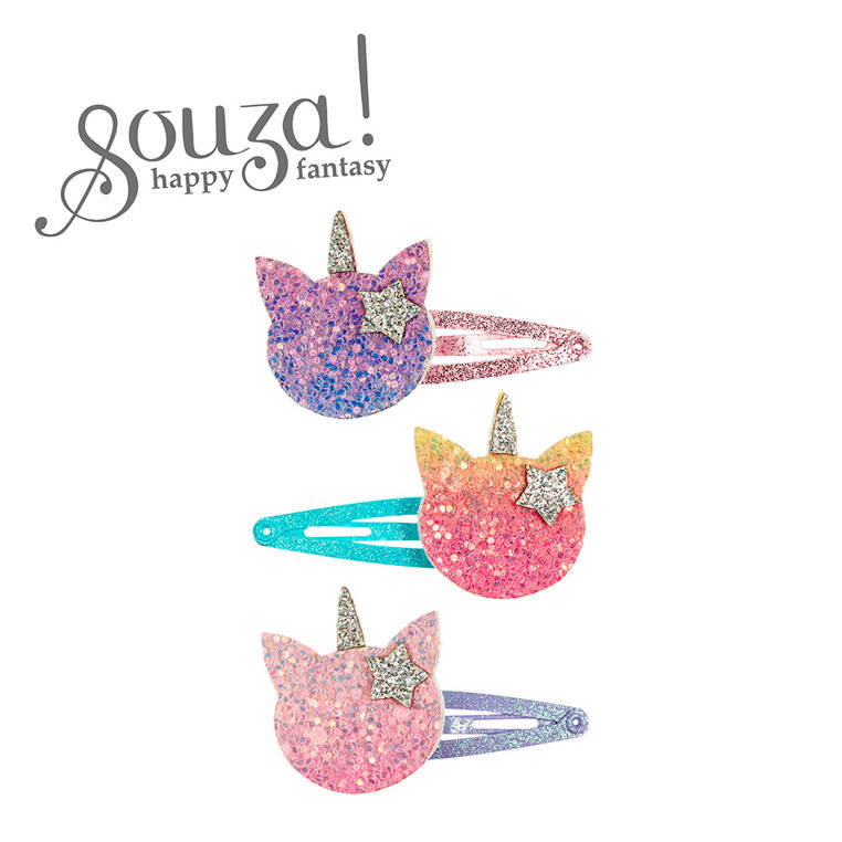 Spinki do włosów Souza! koto-jednorożce w różnych kolorach