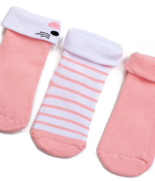 Sinsay Skarpetki dziewczęce frotte, z motywem zwierzęcym, w paski oraz, gładkie, 3-pak