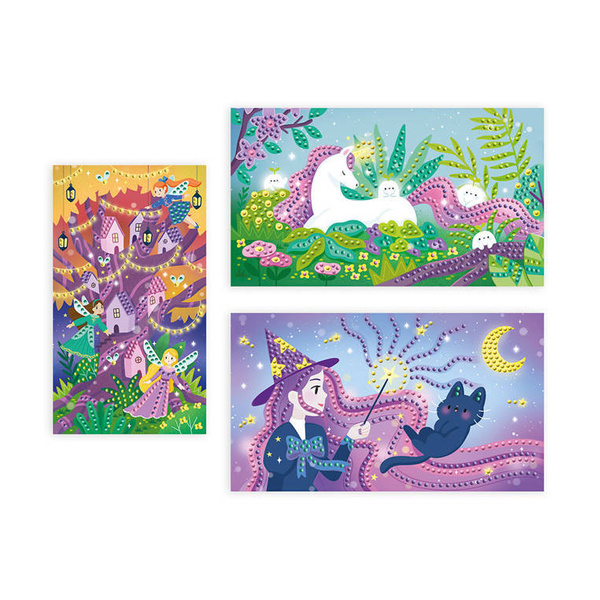 Zestaw kreatywny Diamenciki Magia 7+, Janod