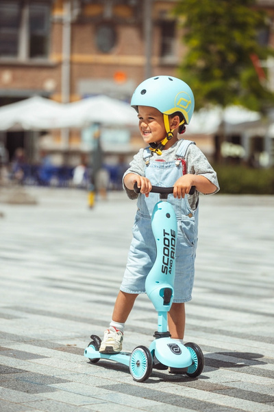 Scoot and Ride HK1 2w1 jeździk i hulajnoga dla dzieci 1-5 lat, kolor: Blueberry