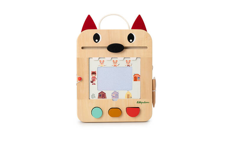 Tablica magnetyczna LILLIPUTIENS Wilk Louis zabawka edukacyjna