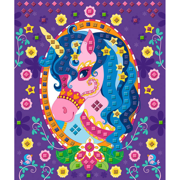 Zestaw artystyczny Mozaika Konie i jednorożce 5+, Janod