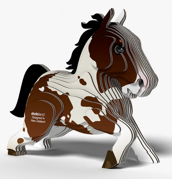 Układanka Puzzle 3D Koń - zestaw kreatywny dla dzieci 6+, Eugy