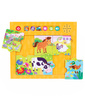 Puzzle edukacyjne dla dzieci - Dźwięki wokół nas, Wieś, 3 lata+, Dumel