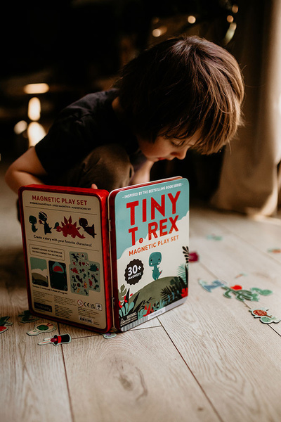 Tablica magnetyczna - Magnetyczne konstrukcje Tiny T.rex dla dzieci, Mudpuppy