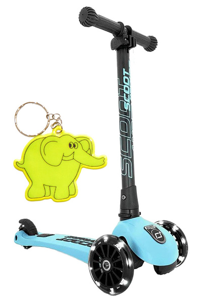 Scoot and Ride HK3 Hulajnoga dla dzieci 3+ z kółkami LED, kolor: Blueberry