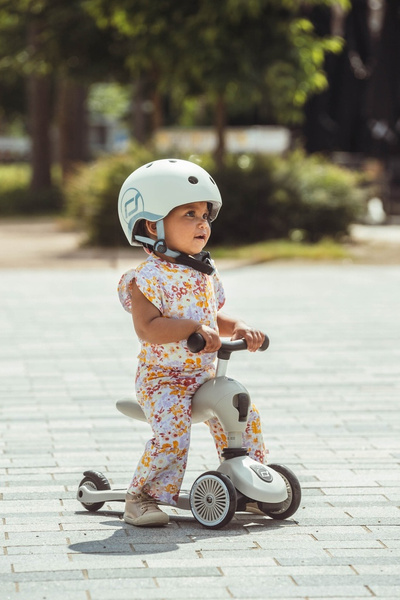 Scoot and Ride HK1 2w1 jeździk i hulajnoga dla dzieci 1-5 lat, kolor: Ash