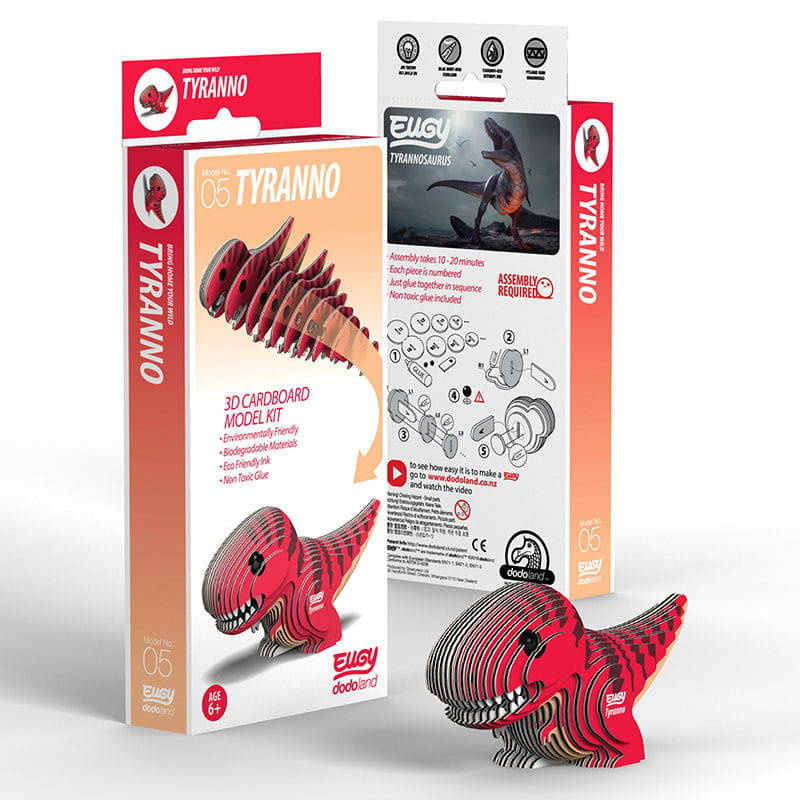Układanka Puzzle 3D Dinozaur Tyranozaur Eugy