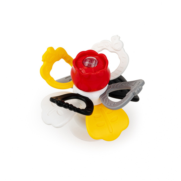 Zabawka sensoryczna - Terkoczący Ogród, kontrastowy, dla dzieci, 3m+, Dumel