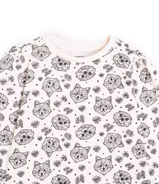 Sinsay Bluzka dziewczęca z długim rękawem, z nadrukiem w zwierzątka