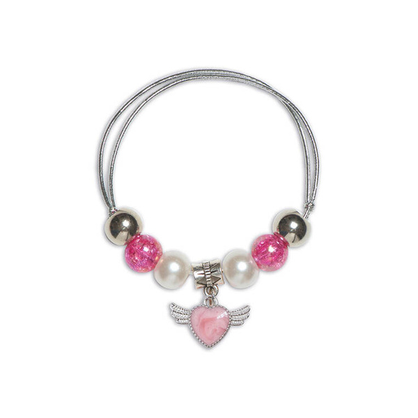 Zestaw kreatywny do tworzenia biżuterii Bransoletki szczęścia 8+, Janod