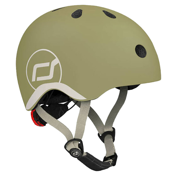Scoot and Ride Kask dla dzieci 1-5 lat rozm. XXS-S, kolor: Olive